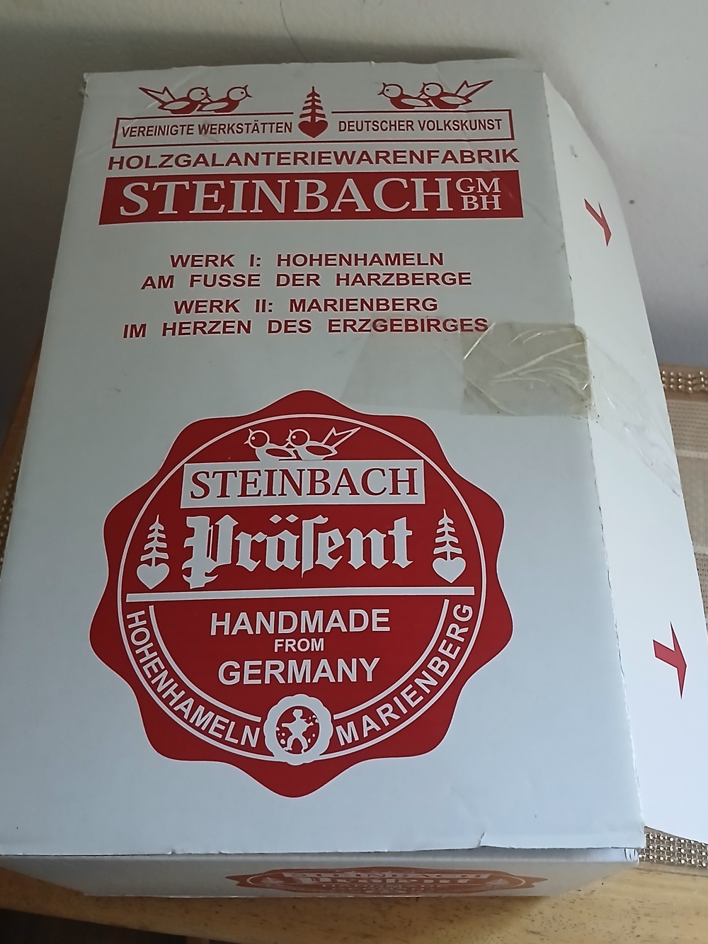 Vintage Steinbach Germany Wood Nutcracker Drummer Soldier Christmas + Box 10.5" - Picture 11 of 13